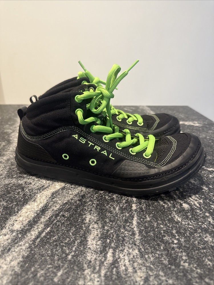 Astral Rassler Black Green Water Shoes Mens 11 Womens 12 Outdoor Hiking Sneakers