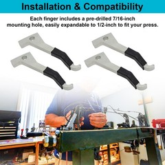 4 Sets For Most Modern Compound Bows Iron Linear Bow Press Finger Kit 7/16 inch