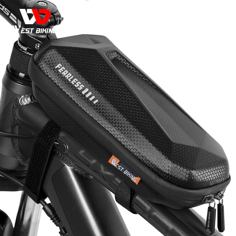 WEST BIKING Hard Shell Bicycle Bag Front Frame Top Tube Waterproof Cycling Bag