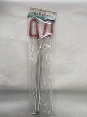 Crab Tongs – Commercial Grade / USA Seller [Stainless steel/14.5&Prime;/comfort grip ]
