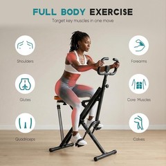 Squat Machin 330lb Capacity Heavy Duty Full Body Exercise Rower Exercise Machine