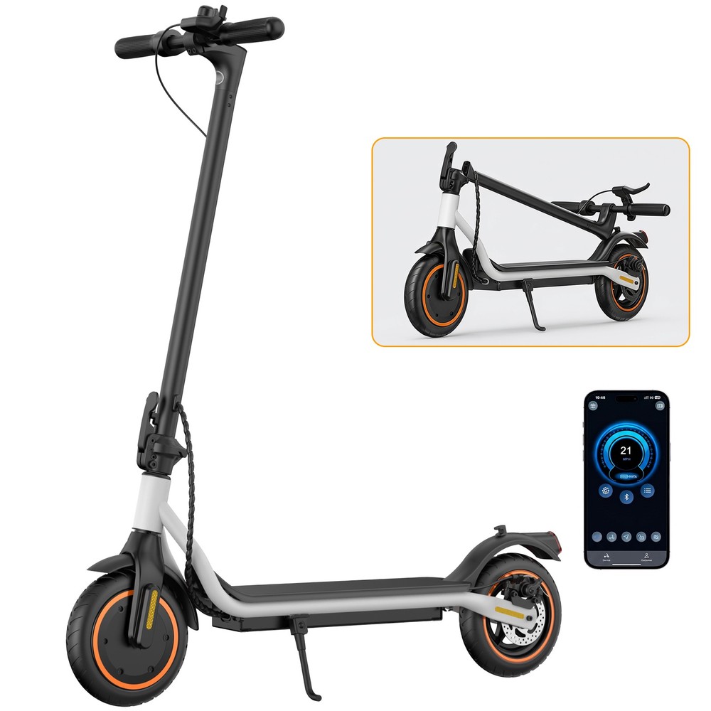 Adult Electric Scooter 500W Folding Commuter E-Scooter with APP 21MPH Fast Speed