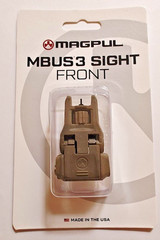 MBUS3 MAGP Sight Set Generation 3 – MBUIS FDE Front & Rear Flip Up Sights