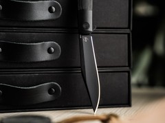 BOKER PLUS Modern Stockman EDC Folding Knife Nitro-V Micarta Clip Black 01BP0034