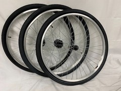 16/20/24/26 inch Tricycle Wheels Adult Trike Wheel W/Tire Tube 15mm Axles