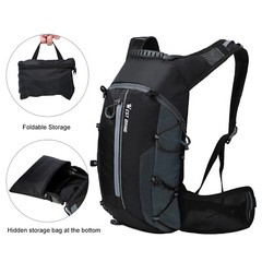 WEST BIKING Waterproof Bag Cycling Hiking Hydration Pack Backpack 10L Orange