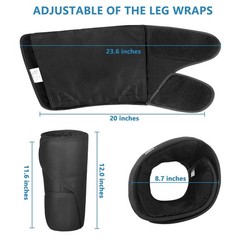 QUINEAR Leg Massager and Air Compression, Calf Massager with 3 Modes 3 Intens…