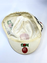 Vintage GB-MG Maglificio Technogym Cycling Cap 1994 Bianchi Italy Race Hat Rare