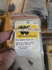 (1) weaver scope mount bases #47-89 (sold individually)