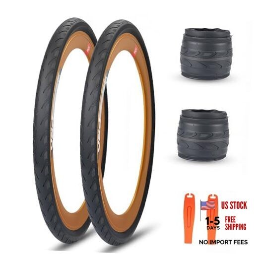 20 x 1 3/8 inch Bike Tire 20 Inch Bike Tire 20 x 1-3/8 /2 Tires+2 Levers