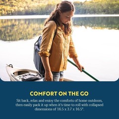 GCI Outdoor SitBacker Adjustable Canoe Seat Back Support
