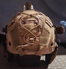 OD GREEN NIJ LEVEL IIIA TACTICAL HELMET WALKERS 24NRR EARMUFFS IFF INFORCE LIGHT