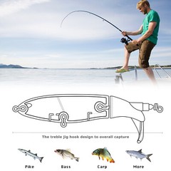 30PCS Kinds of Fishing Lures Crankbaits Hooks Minnow Baits Bass Tackle Crank Set