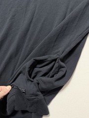 TravisMathew Quarter Zip Pullover Mens XL Black Excellent Performance Golf Layer