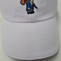Ahead Hat Adjustable Off White Purple The Low Bidder Golf UPF 50 Outdoors Men