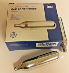 30 CO2 cartridge 12g NON-THREADED 12 gram C02 tire inflator paintball 3 box 10
