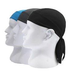 Skull Caps Wicking Beanie Bandanas Cycling Running Adjustable Headwrap Headband