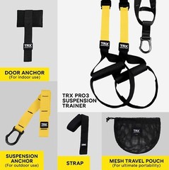 TRX PRO 4 System Suspension Trainer Home Gym Workout Equipment Resistance Straps