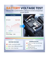OBD2 Scanner with ABS SRS Transmission, Reset Fault Lights | Check Engine Cod…