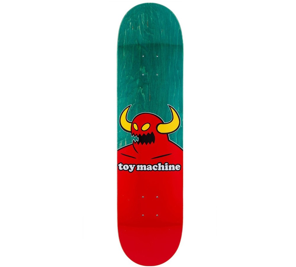 TOY MACHINE Skateboard Deck MONSTER (Assorted Colors) 8.0&prime; BRAND NEW IN SHRINK