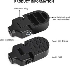 Safe & Comfortable Mini Bike Rear Pedals – 3.1×1.6 in Footrests for All Bikes