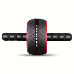 Ab Roller Wheel Core Abdominal Exercise Workout Home Gym Fitness Equipment Black