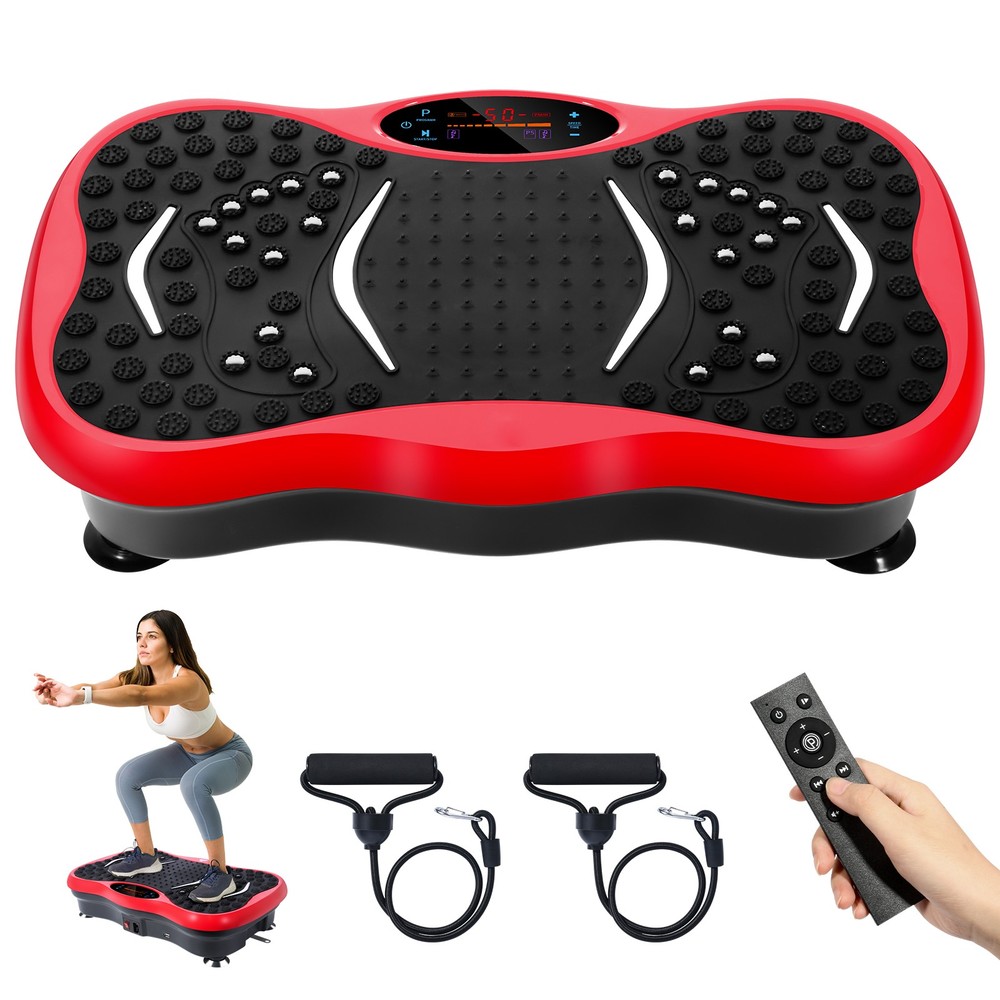 EVOLAND Vibration Plate 330LB Full Body Lymphatic Drainage Weight Loss Men Women