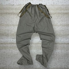 Vintage 90s Military Waders Mens L Green 100% Polyvinyl Chloride Waterproof