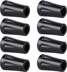 8Pcs Walking Stick Tips, Trekking Pole Tip, Walking Cane Tips Replacement Rubber
