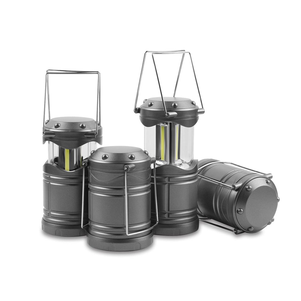 Portable Collapsible LED Lantern Set for Home, Outdoor & Emergency Use