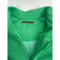 Pebble Beach Performance 1/4 Zip Bright Green Activewear/ Golf Pullover Size M