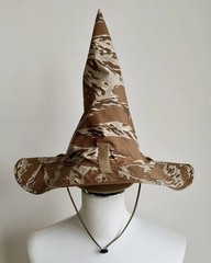 Outdoor Camouflage Hunting Tactical Large Brim Cosplay Wizard Hat