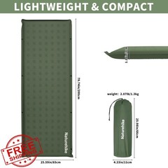 Naturehike Sleeping Pad Green Single-3cm