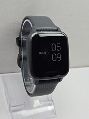 Garmin Venu SQ GPS Smartwatch 37mm Shadow Gray Silicone Band Pulse Ox 5 ATM Swim