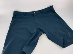 Bonobos Golf Shorts Sz 40 (42 real) Blue Poly Elastane Flat Front YGI D2-309