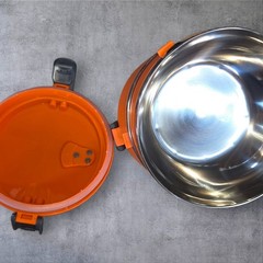 DRY STORAGE Stainless Steel 2 Seperate Single Layers Plastic Covering