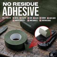 Gun Grip Tape, 1 in x 27.34 Yards Goon Tactical Tape for Guns, Handgun, Black