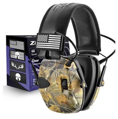 ZOHAN Electronic Shooting Ear Protection Earmuffs NRR 23dB Camo