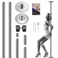 SereneLife Professional Portable & Removable Stripper Fitness Dancing Pole,