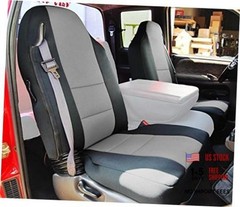 1998-2002 Dodge RAM 1500 2500 3500 Artificial Leather Custom Made Black/Grey