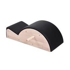 Uimoso Pilates Spine Corrector Arc for Fitness and Spine Stretching, Rubber Wood