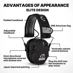 Walkers Electronic Ear muff Shooting Ear Protection Hearing Muff Slim Anti-noise