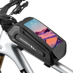 ROCKBROS Bike Phone Holder Top Tube Front Frame Bag Mount Handlebar Bag 6.8&Prime; EVA
