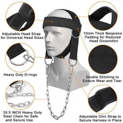 ARD Neck Harness Weight Lifting Training, Head Harness Exerciser, Gym, Workout