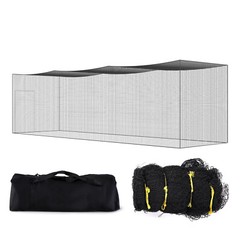 VEVOR 35FT Softball Baseball Cage Netting Heavy Duty PE Pitching Batting Net