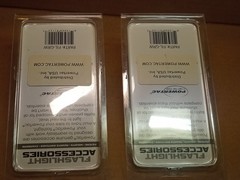 2 Green Flashlight Filters For Warrior, Reloaded, Hero Flashlights 37mm Bezel