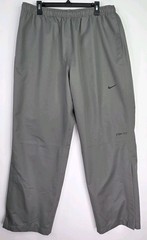 Nike Golf Storm-FIT Pants Mens XXL Gray Waterproof Zip Leg Windproof 416278-015
