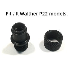 3-Pcs-Kit Adapter For S&W M&P 22, Walther P22 with Cover and Free Crush Wahser