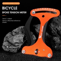 WEST BIKING Bike Spoke Tension Meter Measure Bicycle Wheel Repair Tool Orange