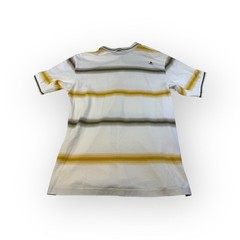 RADMOR Mens Striped Short Sleeve Pima Cotton Elastane Polo Shirt Size L